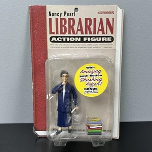 Nancy Pearl Librarian Action Figure with Shushing Action Accoutrements 2003 New - Picture 1 of 12