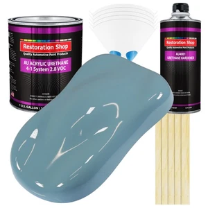 Restoration Shop Glacier Blue Acrylic Urethane Gallon Kit Auto Paint - Picture 1 of 5