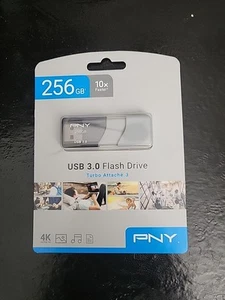 PNY 256GB Turbo Attache 3 USB 3.0 Flash Drive - Afbeelding 1 van 2