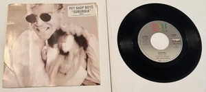 45 RPM Vinyl Record, Pet Shop Boys, Suburbia, 1986 EMI, VG Condition - Imagen 1 de 4