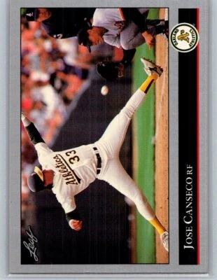 💎1992 Leaf Baseball #267 Jose Canseco - Oakland Athletics💎 - Image 1 of 2