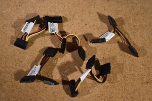 Lot of 5 Dell Foxconn 3.75"" SATA Power Controller Splitter Adapter Cable 0N701D - Picture 1 of 23