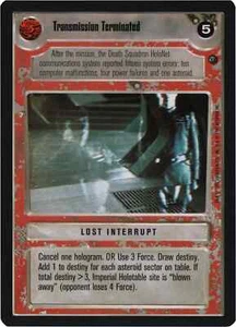 Transmisión terminada (limitada a Dagobah) | Descifrador Star Wars CCG | CASI NUEVO/LP - Imagen 1 de 1