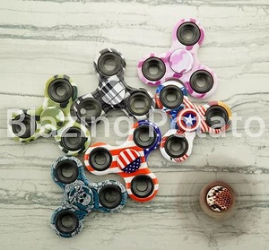 Designer Tri Spinner Fidget Spinners  Figet Desk Toy Focus EDC ADHD -NEW- ☆USA☆ - Picture 1 of 29