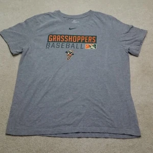 Greensboro Grasshoppers T Shirt Mens XL Extra Large Gray Nike - Picture 1 of 8