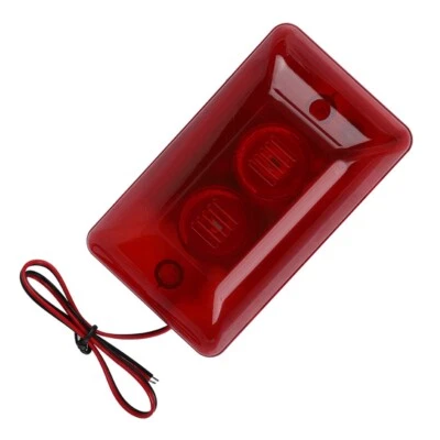 Outdoor Wired Alarm LED Strobe Light 120dB 15W Siren Security for Home Hotel Hot - Image 1 of 4
