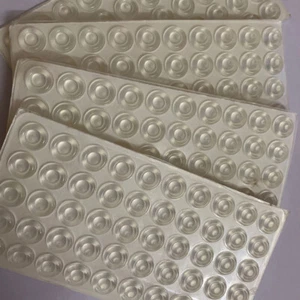100 Pcs Anti-Collision Particles Door Damping Pad Self Adhesive Bumper Silicone - Picture 1 of 8