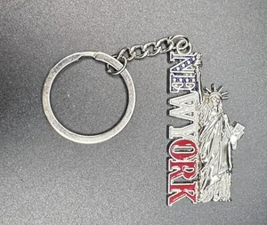 Schlüsselanhänger silberfarben New York Freiheitsstatue - Bild 1 von 1