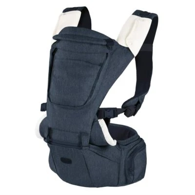 Chicco Hip Seat Babytrage 3-in-1 ergonomisch & multifunktional, bis 15kg, Denim - Bild 1 von 4