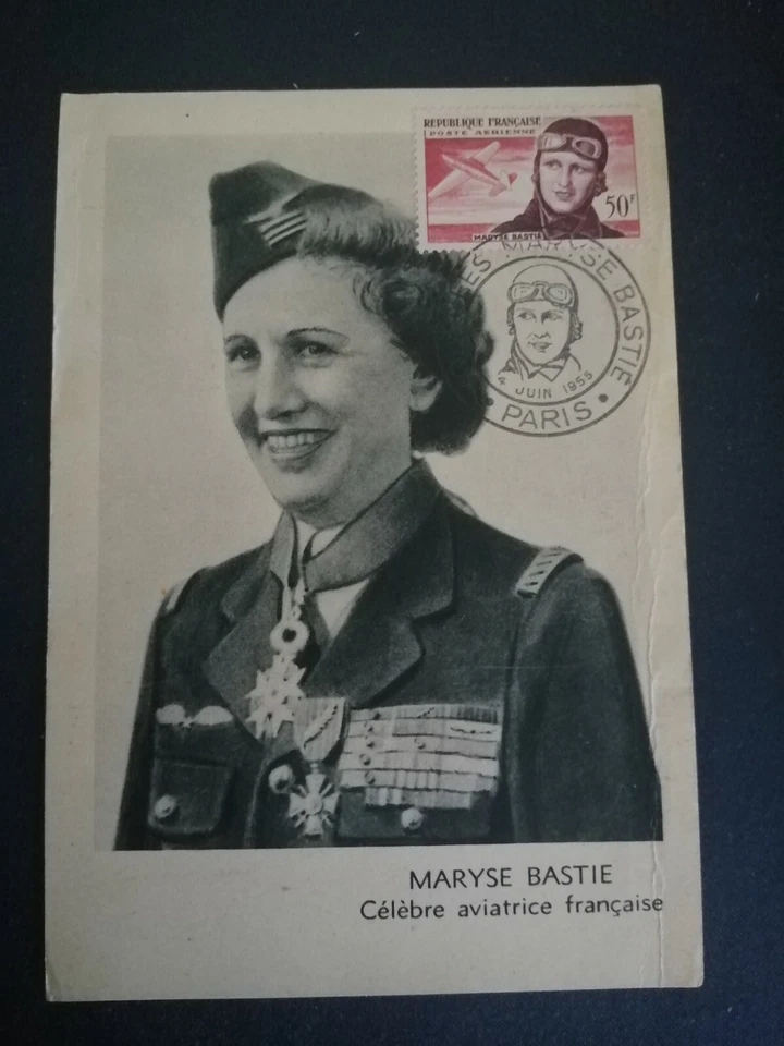 France Premier Day FDC Yvert Post Aerienne 34 Baldwin Aviation 50F Limoges - Image 1 of 1