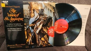 Michael Tippett The Vision of St. Augustine LP RCA RED SEAL UK IMPORT NM - Imagen 1 de 4