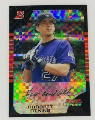 2005 Bowman Baseball Chrome Draft X-Fractors SN# /250 - Choose Your Cards - Image 1 of 4