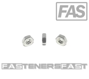 (100) 4-40 Edelstahl Maschinenschraube Sechskantmuttern (100 Stück) Kostenloser Versand - Bild 1 von 5