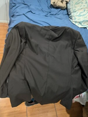 Chaqueta de traje FELLINI Uomo marrón oscuro RN #98811 talla 44R Foto 1 de 4