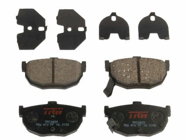 Juego de pastillas de freno traseras TRW Premium de cerámica para Nissan Máxima 1985-1990 SE 18SBPT Foto 1 de 1