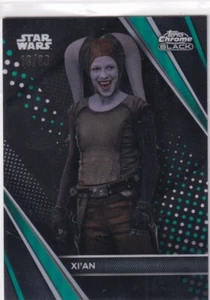 Topps Chrome Black Star Wars 2024 No. 83 Xi'An Green Refractor 19/99 - Bild 1 von 2