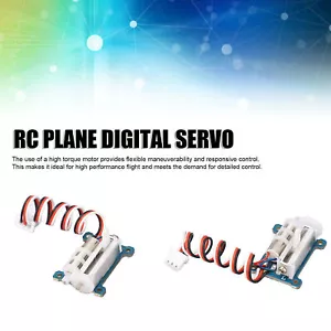 Hot 2pcs RC Plane Digital Servo 1.5g Micro 900‑2100us Linear Digital Servo EJ - Picture 1 of 23