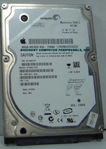 60GB 2.5" SATA ST96812AS 9.5mm Hard Drive Seagate Tested Good Our Drives Work - Picture 1 of 1