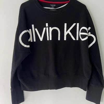 Sudadera Calvin Klein Niña Blanco y Negro - Talla M (puede adaptarse a mujer XS/S) Foto 1 de 4