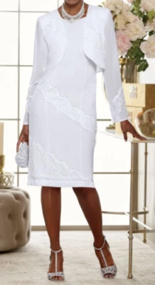 Vestido chaqueta Priscella blanco roto talla 10 de Ashro nuevo Foto 1 de 3