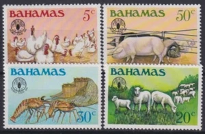 F-EX18521 BAHAMAS MNH FAO FOOT LOBSTER CHICKEN PIG WORLD FOOT DAY - Picture 1 of 1