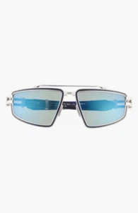 AKONI Balmain blau silber Titan Sonnenbrille Navigator Japan Titan authentisch NI - Bild 1 von 7