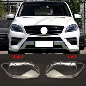 🔥Para Mercedes W166 Clase M 2012-2015 Un par de carcasa de lente de faros + pegamento de sellado - Imagen 1 de 10
