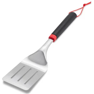 Weber Barbecue Spatula Stainless Steel Nonstick Slotted Turner for BBQ Grilling - Picture 1 of 7