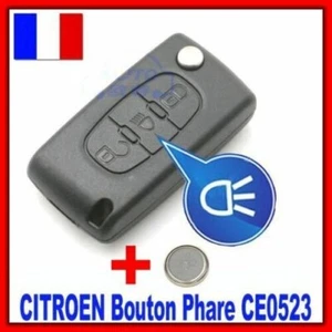 Coque plip Remote Control for Citroen Picasso C2 C3 C4 C5 C6 3 Buttons CE0523 - Picture 1 of 3