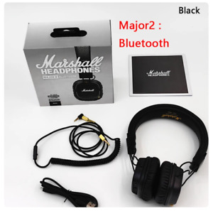 New Mārshall - Major II Bluetooth Headphone with wireless charging Black/Brown