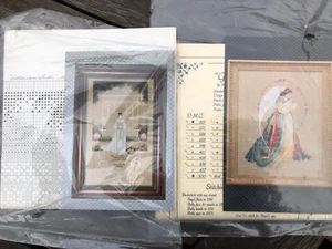 2 x Marilyn Leavitt-Imblum Cross Stitch Charts Guardian Angel & Victorian Bride - Picture 1 of 4