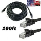 100 FT CAT6 RJ45 Ethernet LAN Network Cable Patch Cord For PC XBox Router