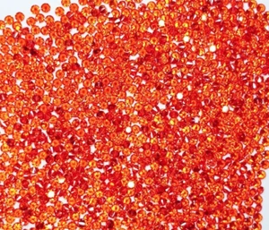 Zafiro Padparadscha Natural 30+ Cts 1.60 MM Redondo 1000 Piezas Lote Certificado O290 - Imagen 1 de 13