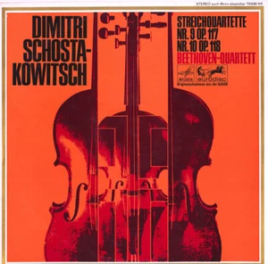 SHOSTAKOVICH SQs 9 10 BEETHOVEN QUARTET Eurodisc 73633 LP Gray Label 180gr Press - Picture 1 of 3