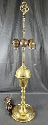 ✨VTG Brass Urn-Style Table Lamp 13268 Works Dual Light 26 1/4”H✨ - Image 1 of 4