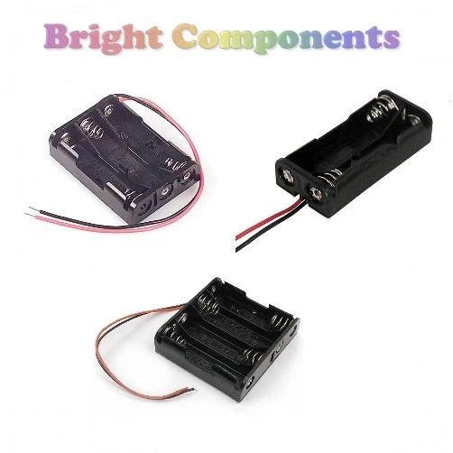 Battery Holder AA / AAA (Double x2, Triple x3, Quad x4) - UK Seller