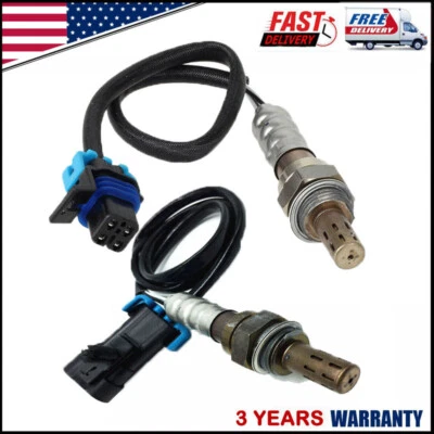 Set of 2 Oxygen Sensors Upstream+Downstream For Chevrolet HHR 2.4L L4 2006-2007 - Photo 1/4