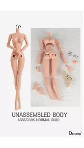 12inch Dollmore Doll Basic Unassembled Body (ABS/Dark Normal Skin) - Picture 1 of 9
