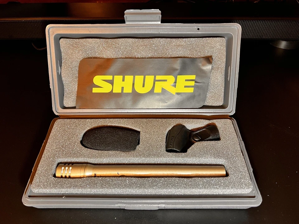 Shure SM81-LC Cardioid Condenser Instrument Microphone for Guitar, Piano, and... - Image 1 of 1