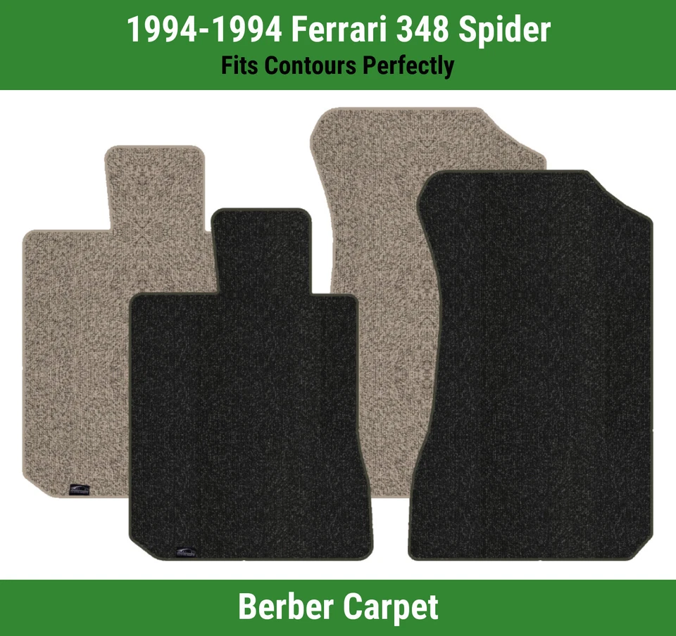 Lloyd Berber Front Row Carpet Mats for 1994 Ferrari 348 Spider  - Image 1 of 4