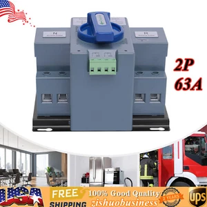 Interruttore Cambio Automatico Doppia Potenza 220V Trasferimento Interruttore Cambio - Foto 1 di 12