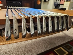 Super Rare Arnold Palmer The Standard 1-SW Iron Complete Set RH Steel Stiff Flex - Picture 1 of 18