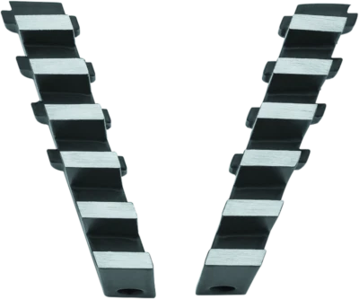 Kuryakyn Exhaust Port Fillers 7187 for Indian Black & Raw - Image 1 of 4