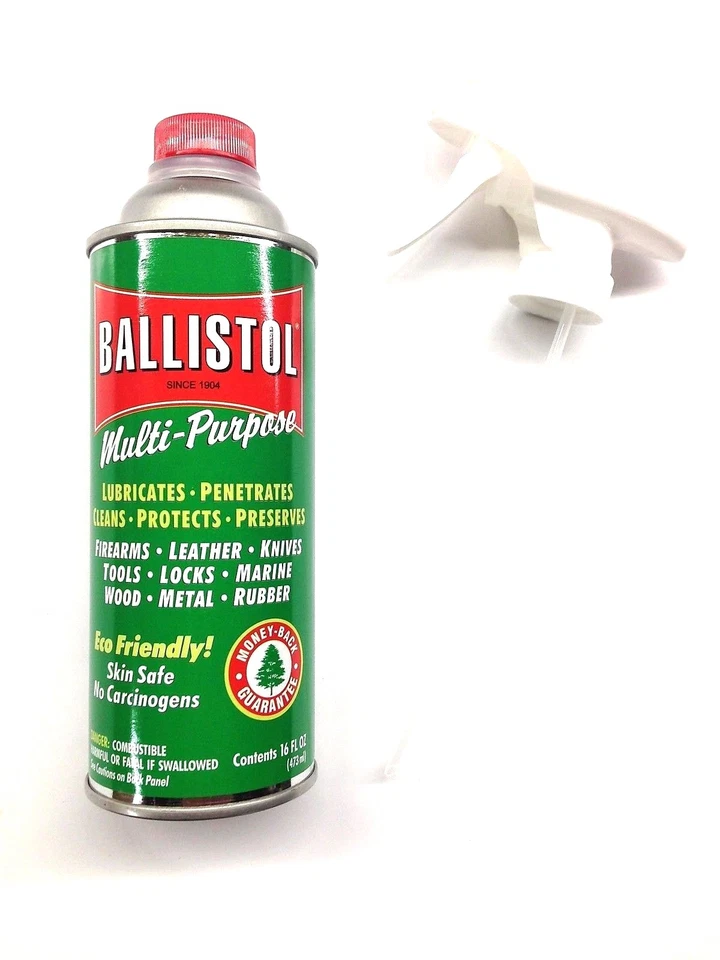 Ballistol lata de 16 oz con pulverizador gratuito - Limpiador y lubricante de pistola - Conserva Foto 1 de 1