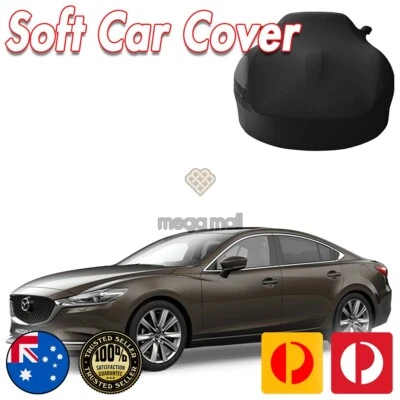 Cubierta de coche de spandex para Mazda Softline negra lavable SIN ARAÑAZOS Foto 1 de 4