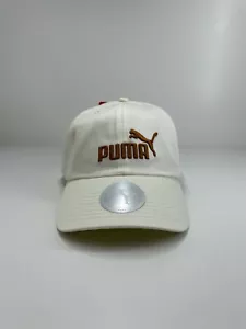 Women's Puma Sport cap hat Ivory Rose Gold essentials adjustable one size fits - Picture 1 of 5