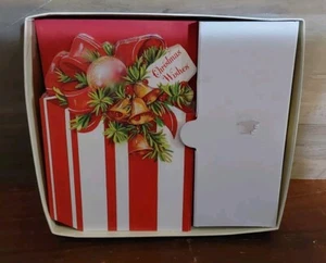 Sobre de 20 tarjetas de deseos de Navidad Beacon Hill de Sloane elegante vintage regalo - Imagen 1 de 6