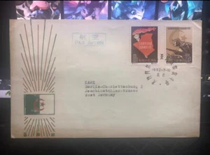 China - Germany 1962 F.D.C. S52 Algeria's Struggle For Natl Liberdtion Support - Picture 1 of 2