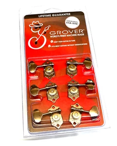 Grover Original Nickel Sta-Tite Vintage Slotted Headstock Guitar Tuners H97-18NA - Picture 1 of 3