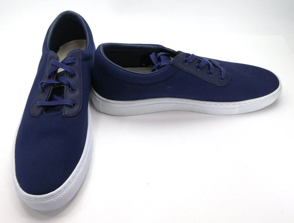 Crooks & Castles Zapatos Lona Lo Con Cordones Decklo Azul Marino Tenis Talla 11 Foto 1 de 4
